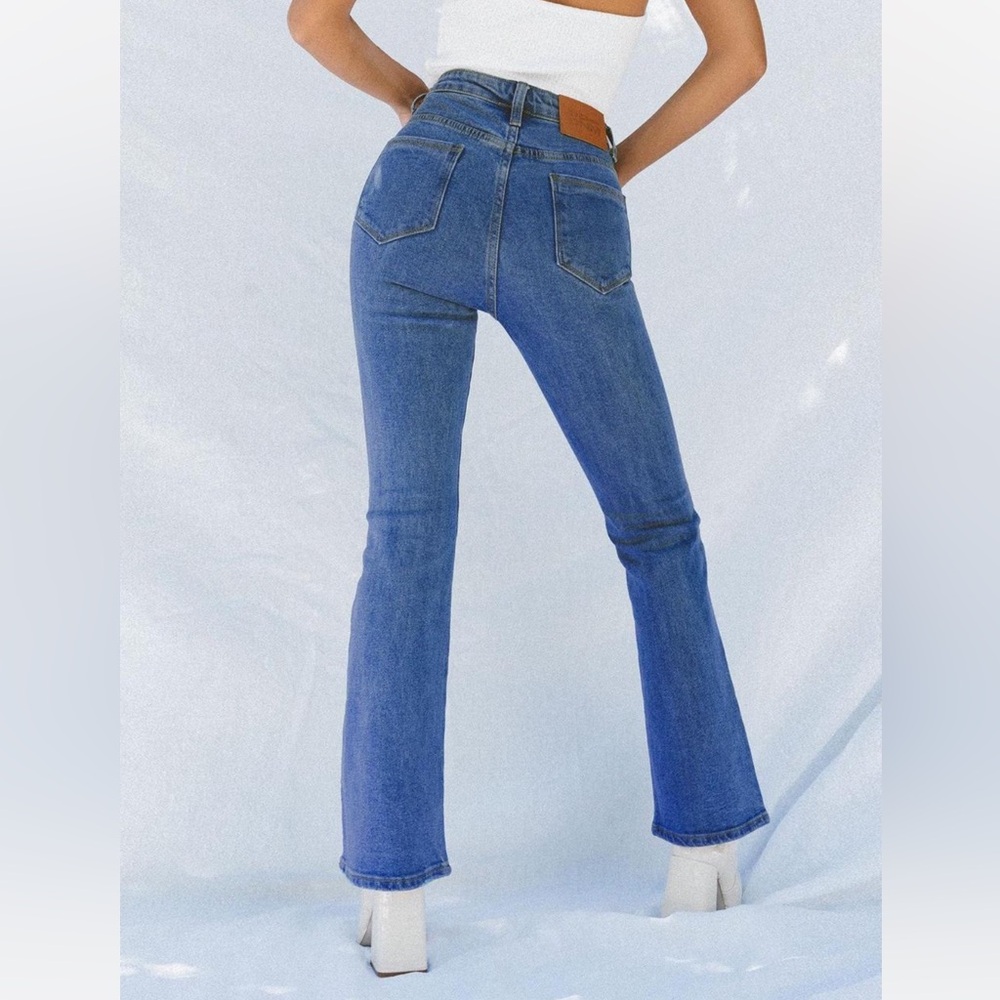 Princess polly high rise flare jeans